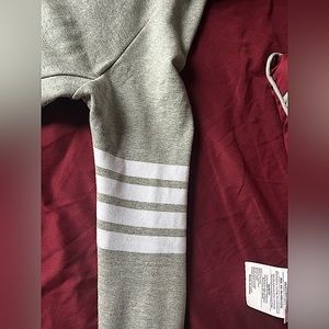 THOM BROWNE HOODIE GREY